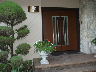 Front door installation completed