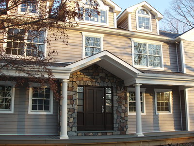 New construction traditional home completed in 2009